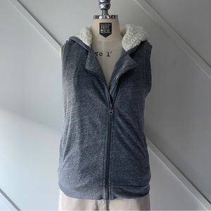 Splendid Sherpa Lined Zip-Up Vest NWT XS | Cozy Fleece Layer | Casual Athleisure